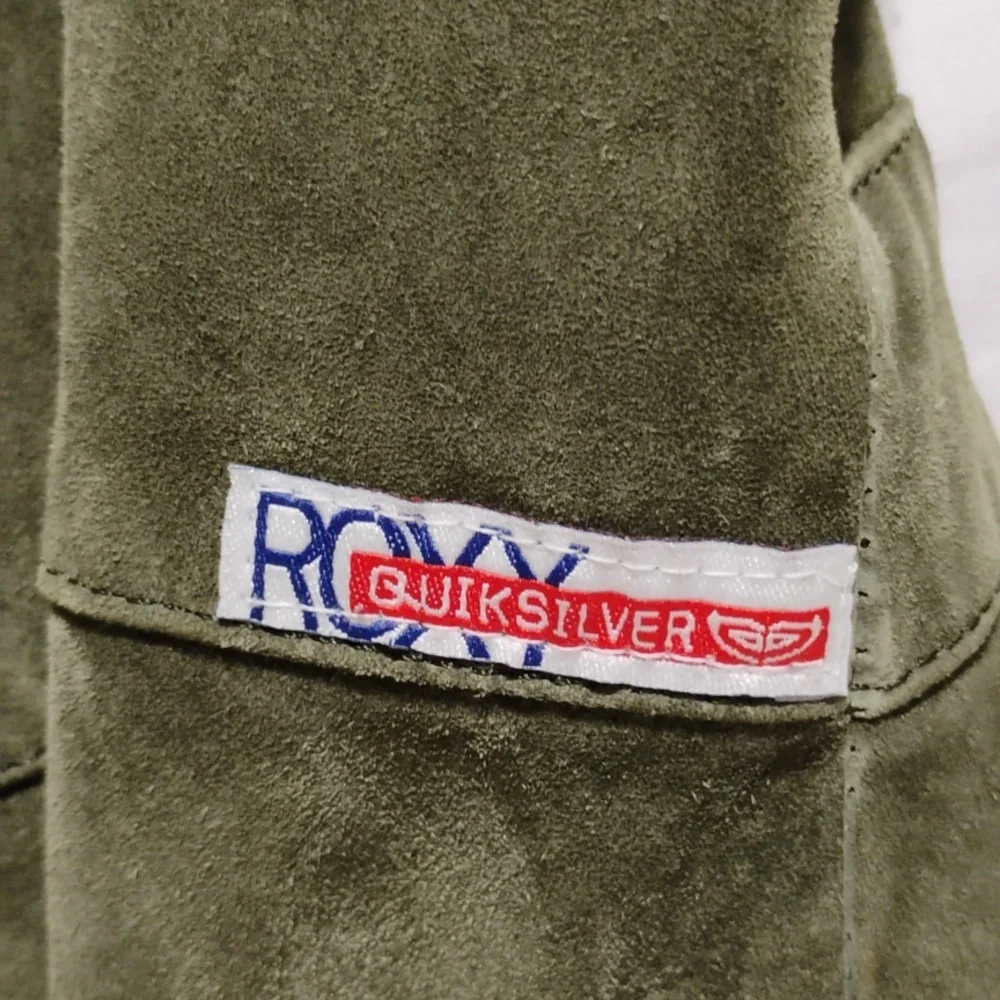 SALE! Quicksilver ROXY Genuine Leather Women's Jacket Sz.M - Picture 4 of 12